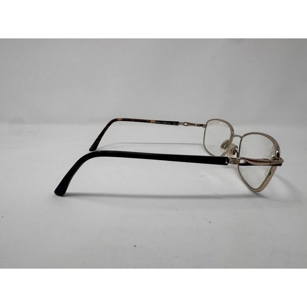 SuperFlex SF-558 Eyeglass Frames Only 56-17-140 Gold Brown Tortoise M202